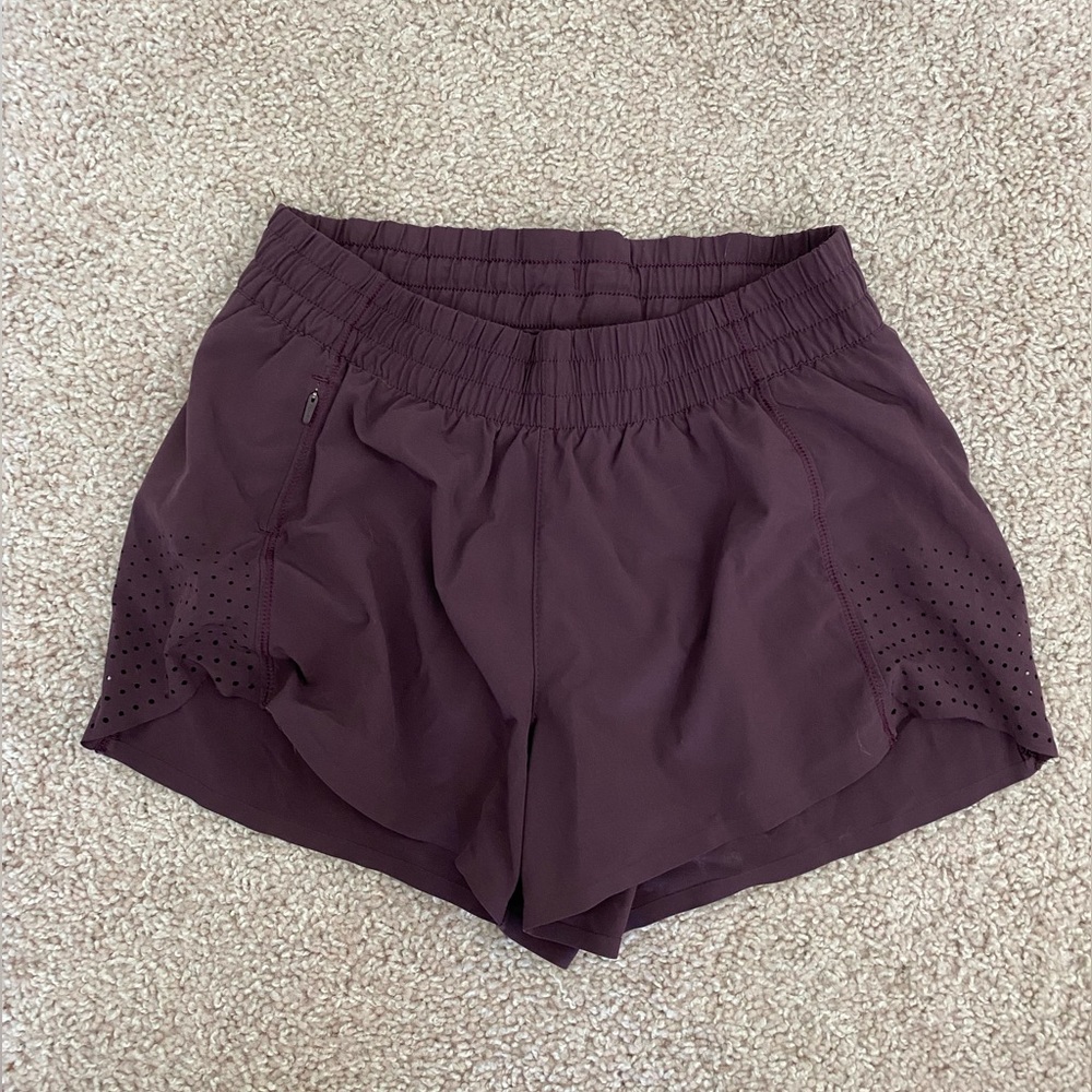 Women's Purple Athletic Shorts